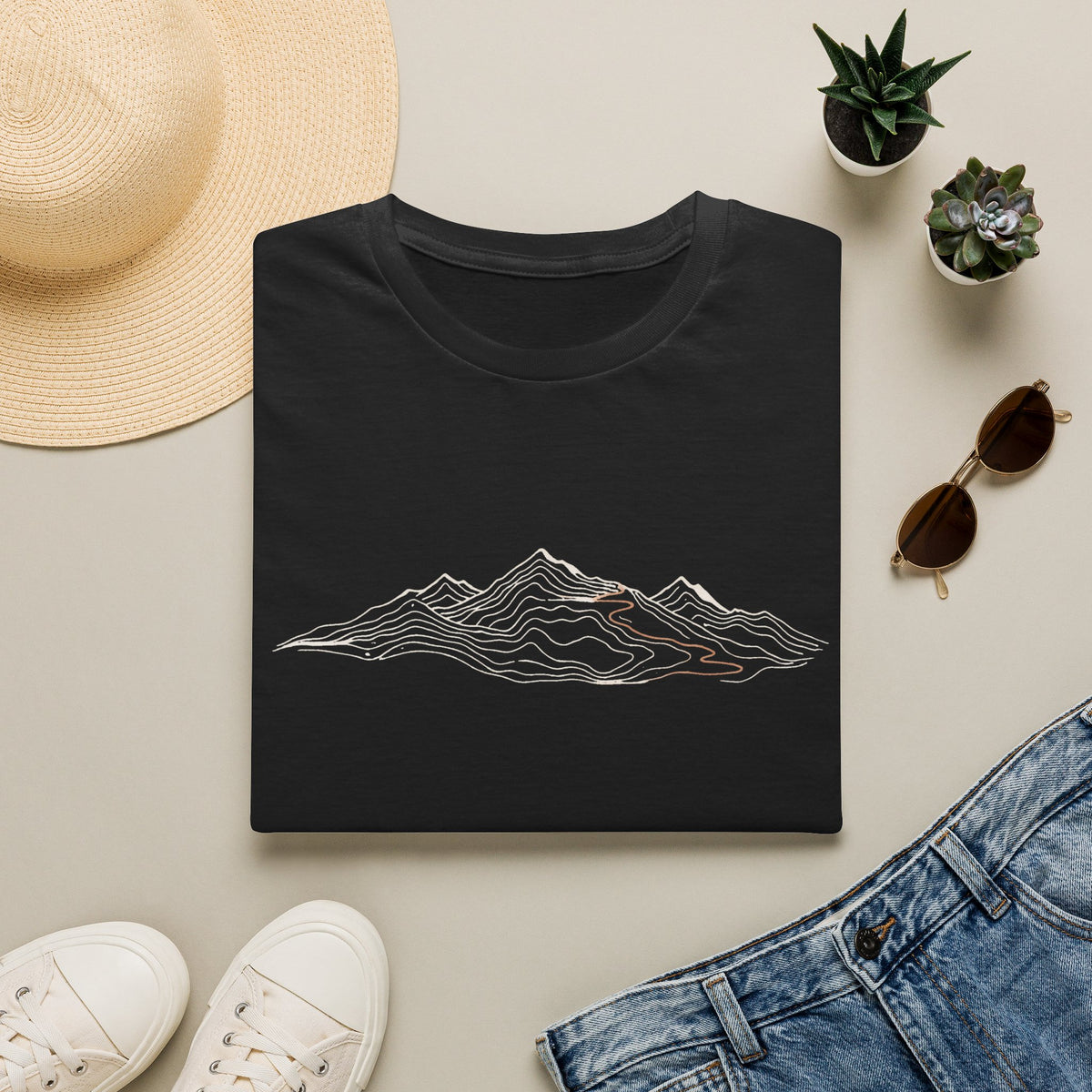 Dirt State Map t-shirt