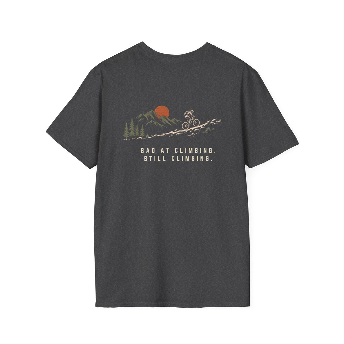 Dirt State Bad at climbing t-shirt